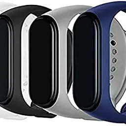 Asotai Band Strap Compatible Mi Band 3 /Mi Band 4 Fitness Band (Pack of 4) (only strap) Smart Band Strap-image-7