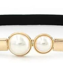 rvm jewels Women Black, Gold Fabric Belt-picture-3