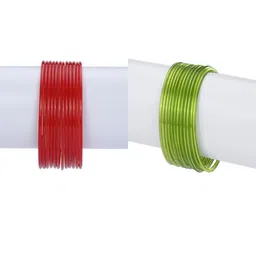 1ST TIME Set Of 24 Red Alloy Bangles-picture-26