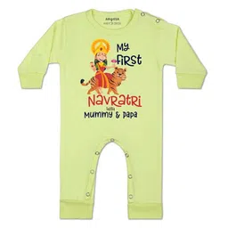 arvesa My first Navratri Printed Baby Rompers-picture-28