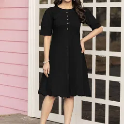 MITTOO Women Dyed Kurta-image-65