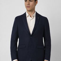 Van Heusen Single Breasted Long Sleeves Notched Collar Blazer-image-61