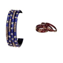 SOMIL Set Of 2 Women Alloy Bangle-image-79