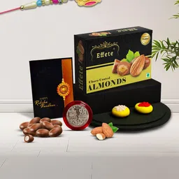 DeoDap Unisex Rakhi Gift Set with Silver Coin, Chocolates & Greeting Card-image-25