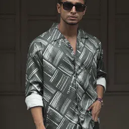 Powerlook Men Opaque Printed Casual Shirt-image-58