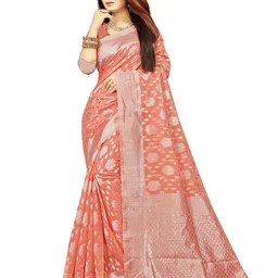 Moda Rapido Ethnic Motifs Woven Design Pure Cotton Saree-30