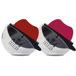 A.D.S Set Of 2 Lip Shape Apple Design Lipstick - 10 gm Each Shade 07 - 08-13