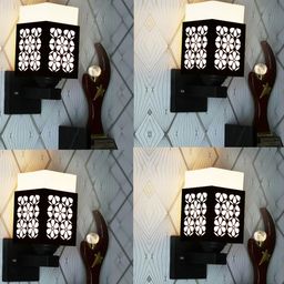 Gojeeva Brown Wood Square Wall Lamps-picture-14