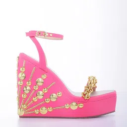Papa Don't Preach Textured PU Block Mules with Bows image 2