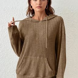 bebe Women Striped Sweatshirt-image-9