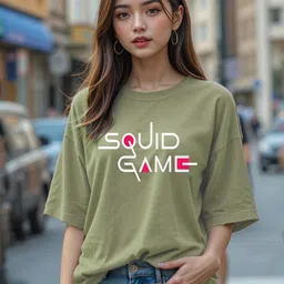 Moda Rapido Typography Printed Drop-Shoulder Sleeves Oversized Cotton T-shirt-picture-39