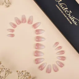 Nailsutra Set Of 30 Almond Shape Soft Gel Press On Nails - Vogue-46
