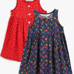 Campana Floral Print Fit & Flare Dress-picture-42