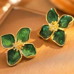 AKISON JEWELS Floral Studs Earrings image 4