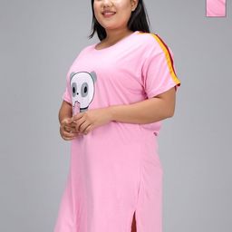 Dreambe Women 2 Printed Applique T-shirt-image-97
