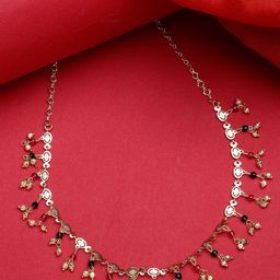 NVR Girls Brass Gold-Plated Handcrafted Chain-14