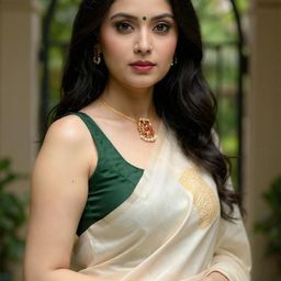 VILLE FASHION Woven Design Kanjeevaram Saree-picture-49