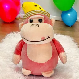 LITTLE GINNIE Kids Pure Cotton Soft & Cushy Monkey Soft Toy-19