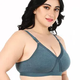 Designer Bugs Women Plus Size Full Coverage Non-Wired and Non Padded Bra image 5