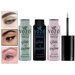 VOZO Set Of 3 Glide & Define Infusion Essential Liquid Eyeliner- 5ml Each- Shade- 02-04-11 image 2