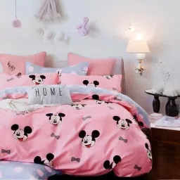 180 TC Polycotton Single 3D Printed Flat Bedsheet-image-20