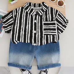 StyleCast x Revolte Boys Striped Shirt with Shorts-image-71