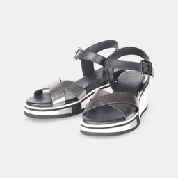 HEEL YOUR SOLE Women Colourblocked Open Toe Flats with Buckles-picture-29