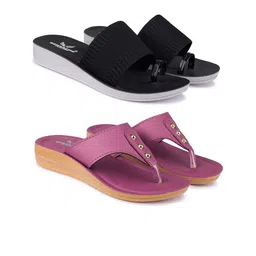 BERSACHE Women Pack Of 2 Flats-picture-47