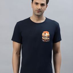 SZN Men Graphic Printed Round Neck T-shirt-image-127
