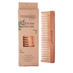 OROSSENTIALS Set Of 3 Neem Wooden Comb - Brown-18