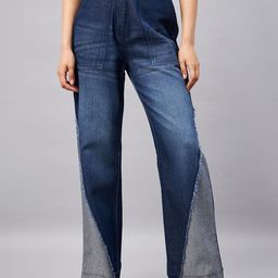 Orchid Blues Women Flared High-Rise Light Fade Jeans-image-71