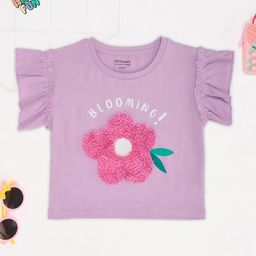 Pantaloons Junior Girls Applique T-shirt-picture-22