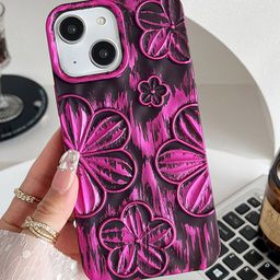 Luxury Kase Floral Printed iPhone 13 Back Case Mobile Accessories-image-52