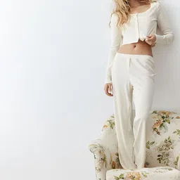 H&M Pointelle Cotton Pyjamas-image-50