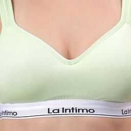 La Intimo Full Coverage Lightly Padded Workout Bra image 3