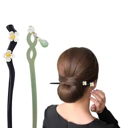 MAJESTIQUE Women Set of 2 Hairstick-image-34