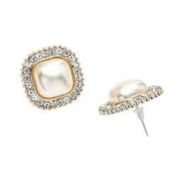 Bohey by KARATCART Contemporary Studs Earrings image 3
