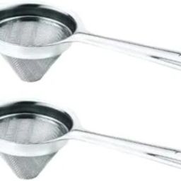 Steel Tea Strainer Pack of 2 – Fine Mesh Filter for Loose Leaf & Herbal Teas Strainer-image-57