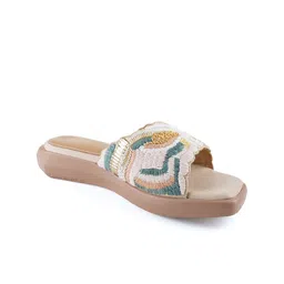 Anaar Women Embellished Ethnic Open Toe Flats-picture-11