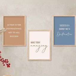 Motivational Wall Art With Frame Home Decor Wall Painting For Living Room Office Bedroom-image-87