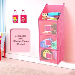 Kuber Industries Pink Set of 1 Regular Multi-Utility Organisers image 3