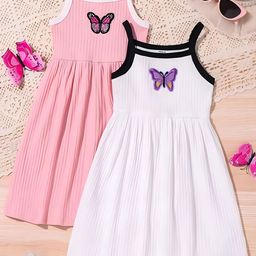 4YOU DRESSES Girls Pack Of 2 Printed A-Line Dress-image-95