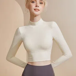 LULU & SKY Women High Neck Styled Back Crop Top-picture-56