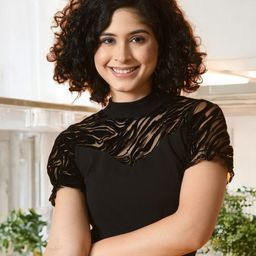 IUGA Puff Sleeve Net Top-image-79