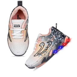 PENNEN Boys Printed Lace-Ups LED Sneakers-image-14