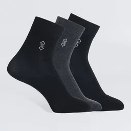 Camey Men Pack Of 3 Assorted Calf-Length Socks-image-70