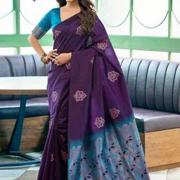 HERE&NOW Women Ethnic Motifs Designer Saree-picture-29