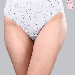 Soie Women Pack Of 3 Printed Cotton Hipster Briefs-image-96