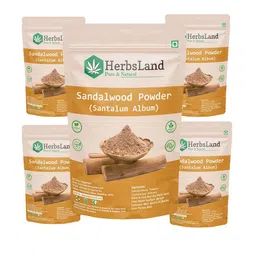 HerbsLand Set Of 5 Sandalwood Peel Powder For Skin Purification- 50g Each-53