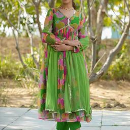 Women Georgette Kurta Sets-image-89